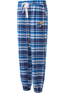 Concepts Sport Kansas Jayhawks Womens Blue Mainstay Loungewear Sleep Pants
