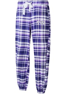 Concepts Sport TCU Horned Frogs Womens Purple Mainstay Loungewear Sleep Pants