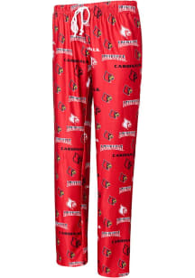 Concepts Sport Louisville Cardinals Womens Red Breakthrough Loungewear Sleep Pants