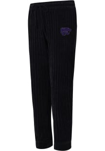 K-State Wildcats Womens Linger Black Sweatpants
