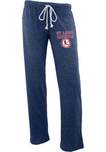Concepts Sport St Louis Cardinals Womens Navy Blue Quest Loungewear Sleep Pants
