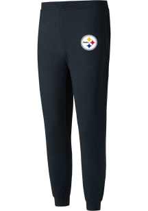 Concepts Sport Pittsburgh Steelers Mens Black Rally Fashion Sweatpants
