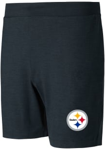 Concepts Sport Pittsburgh Steelers Mens Black Rally Shorts