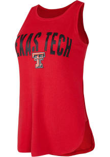 Concepts Sport Texas Tech Red Raiders Womens Red Sunray Tank Top