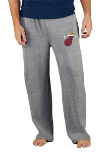 Concepts Sport Miami Heat Mens Grey Mainstream Terry Sweatpants