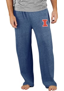 Concepts Sport Illinois Fighting Illini Mens Navy Blue Mainstream Terry Sweatpants