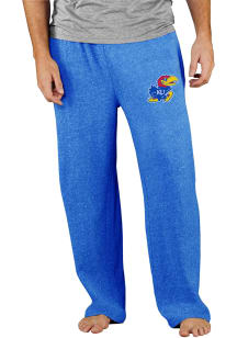 Concepts Sport Kansas Jayhawks Mens Blue Mainstream Terry Sweatpants