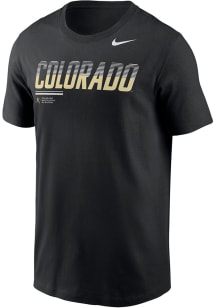 Nike Colorado Buffaloes Black Shift Legend Short Sleeve T Shirt