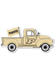 Purdue Boilermakers 2" Truck Dizzler Stickers - Black