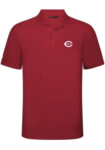 Levelwear Cincinnati Reds Mens Red Omaha Short Sleeve Polo