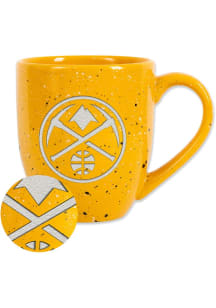 Denver Nuggets Alternate 16oz Speckle Ceramic Mug - Yellow