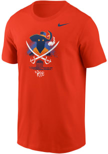 Nike Virginia Cavaliers Orange The Ride Short Sleeve T Shirt
