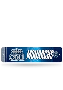 Old Dominion Monarchs Monarchs 4x15 Metal Street Sign - Silver