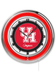 Houston Cougars 19in Neon Wall Clock