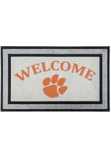 Clemson Tigers Welcome 18x30 Door Mat