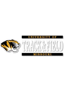 Missouri Tigers 6x2 Track Field Auto Decal - Black