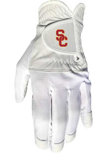 USC Trojans White Cool Mesh Golf Gloves