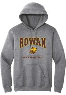 Summit Sportswear Rowan University Mens Graphite Mens Basketball Long Sleeve Hoodie