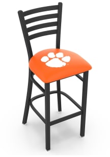 Clemson Tigers Stationary Pub Stool - Black