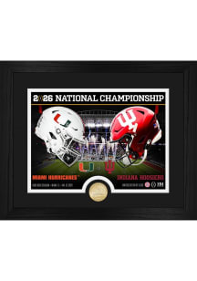 Indiana Hoosiers vs. Miami CFP National Championship 2026 Plaque
