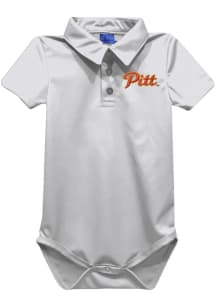 Vive La Fete Pitt State Gorillas Baby White Team Short Sleeve One Piece Polo