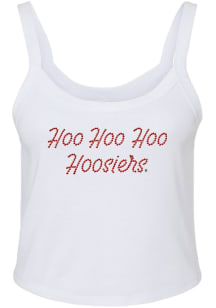 Summit Sportswear Indiana Hoosiers Womens White Hoo Hoo Hoo Tank Top