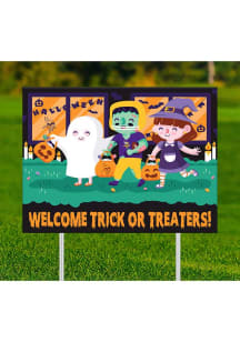 Minnesota Vikings Trick or Treaters Yard Sign - Purple