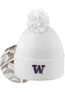 LogoFit Washington Huskies White Monroe Womens Knit Hat