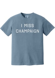 Summit Sportswear Champaign Blue I Miss Short Sleeve T Shirt