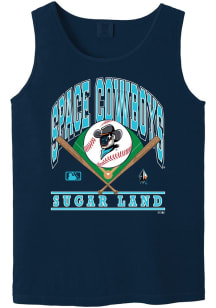 Summit Sportswear Sugar Land Space Cowboys Blue Homefield Short Sleeve T Shirt