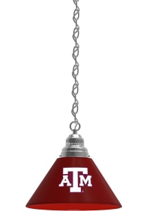 Texas A&M Aggies Single Silver Billiard Lamp