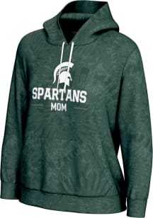 ProSphere Michigan State Spartans Womens Green Mom Hooded Sweatshirt