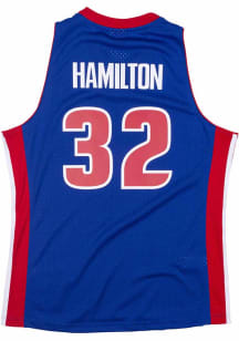 Richard Hamilton  Mitchell and Ness Detroit Pistons Blue 03-04 Swingman Throwback Basketball Jerse..