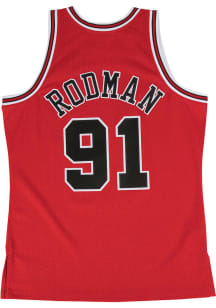 Dennis Rodman Chicago Bulls Mitchell and Ness 97-98 Road Swingman Jersey