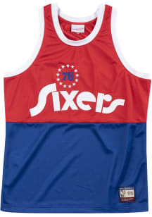 Mitchell and Ness Philadelphia 76ers Red 65-66/71-72 Team Heritage Throwback Basketball Jersey