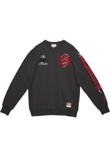 Mitchell and Ness Philadelphia 76ers Mens Grey BORN AND BRED Long Sleeve Fashion Sweatshirt