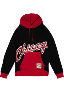 Mitchell and Ness Chicago Bulls Mens Black Big Face 5.0 Fashion Hood