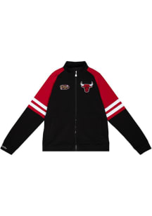 Mitchell and Ness Chicago Bulls Mens Black MVP 2.0 Track Jacket