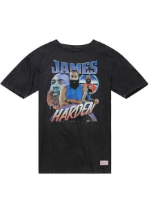 James Harden Philadelphia 76ers Black Concert Short Sleeve Fashion Player T Shirt