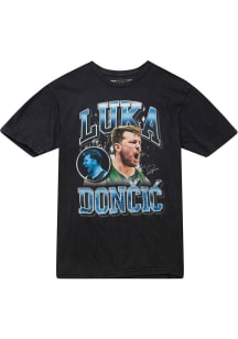 Luka Doncic Dallas Mavericks Black Concert Short Sleeve Fashion Player T Shirt