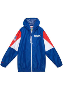Mitchell and Ness Chicago White Sox Mens Blue Throw It Back Light Weight Jacket