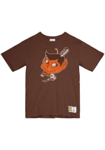 Mitchell and Ness St Louis Browns Brown Legendary Slub Short Sleeve Fashion T Shirt