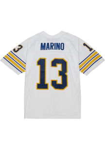 Dan Marino  Mitchell and Ness Pitt Panthers White Dan Marino 13 Football Football Jersey