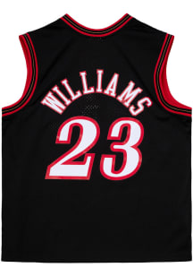 Lou Williams  Mitchell and Ness Philadelphia 76ers Black 05-06 Road Throwback Basketball Jersey