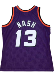 Steve Nash  Mitchell and Ness Phoenix Suns Purple Swingman Throwback Basketball Jersey