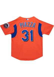 Mike Piazza New York Mets Mitchell and Ness 2004 Cooperstown Jersey - Orange