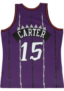 Vince Carter  Mitchell and Ness Toronto Raptors Purple Swingman Throwback Basketball Jersey