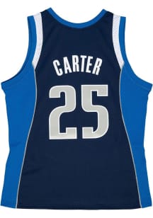Vince Carter  Mitchell and Ness Dallas Mavericks Navy Blue 11-12 Road Throwback Basketball Jersey