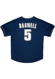 Jeff Bagwell Houston Astros Mitchell and Ness Throwback Cooperstown Jersey - Navy Blue