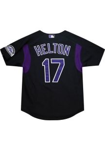 Todd Helton Colorado Rockies Mitchell and Ness Throwback Cooperstown Jersey - Black